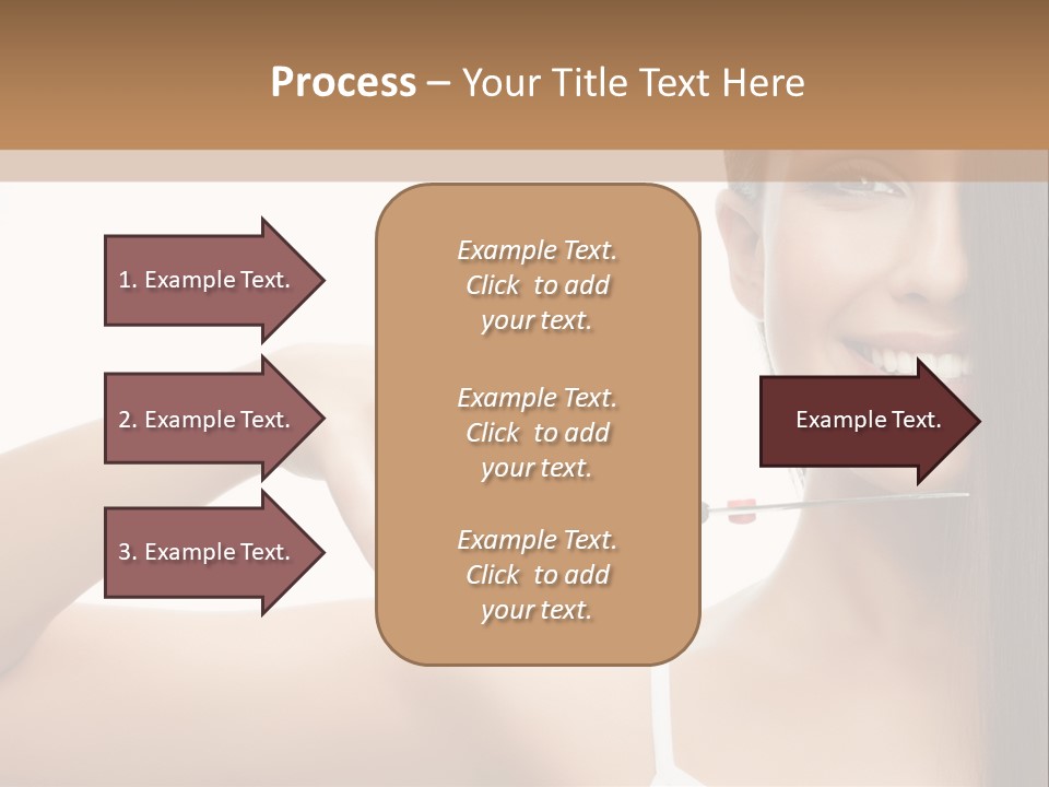 White Space Hairdo PowerPoint Template
