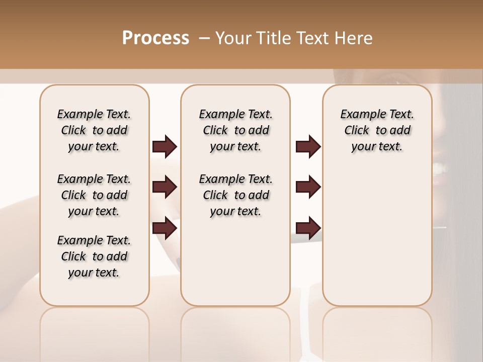 White Space Hairdo PowerPoint Template