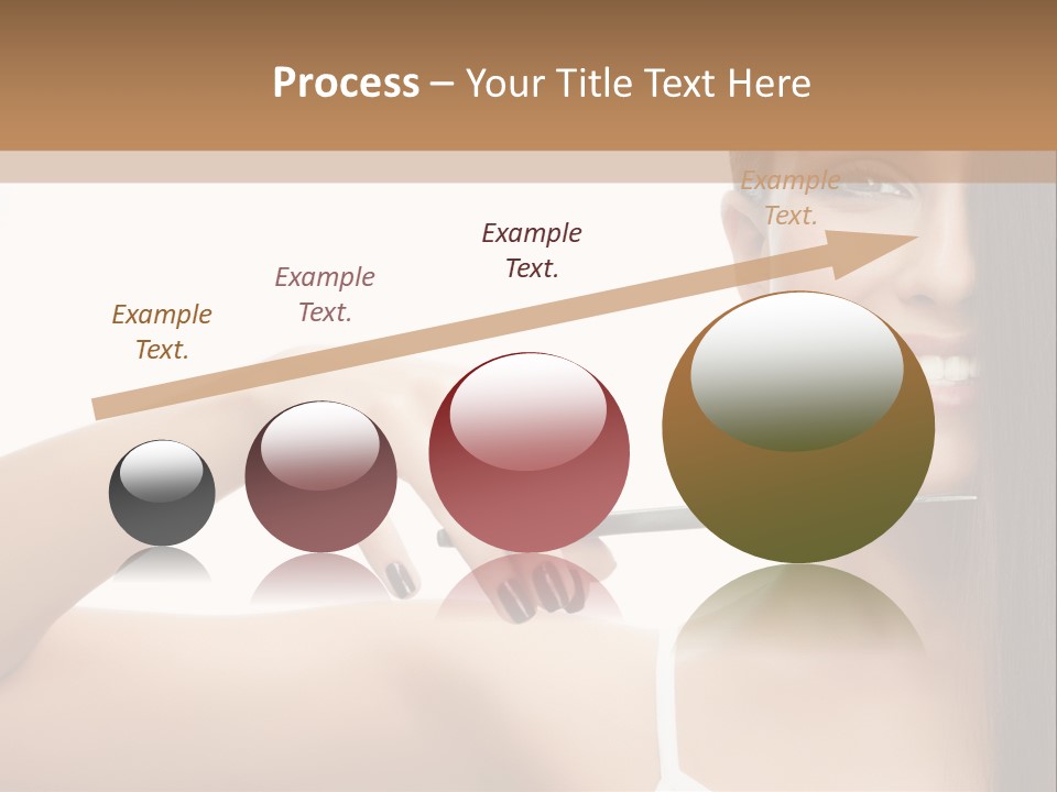 White Space Hairdo PowerPoint Template