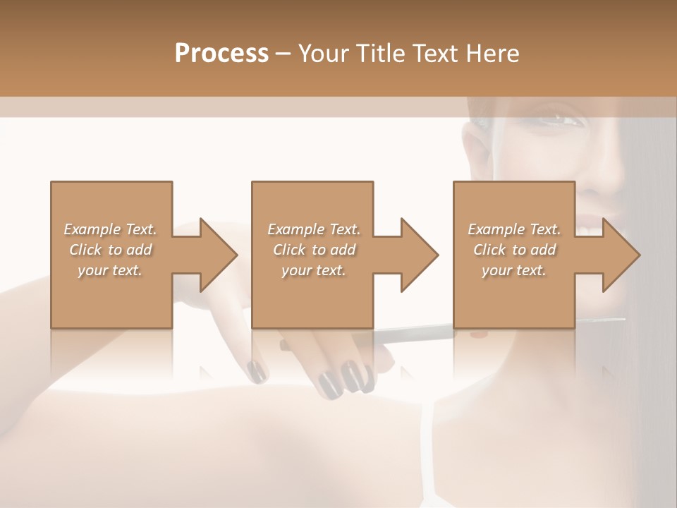 White Space Hairdo PowerPoint Template
