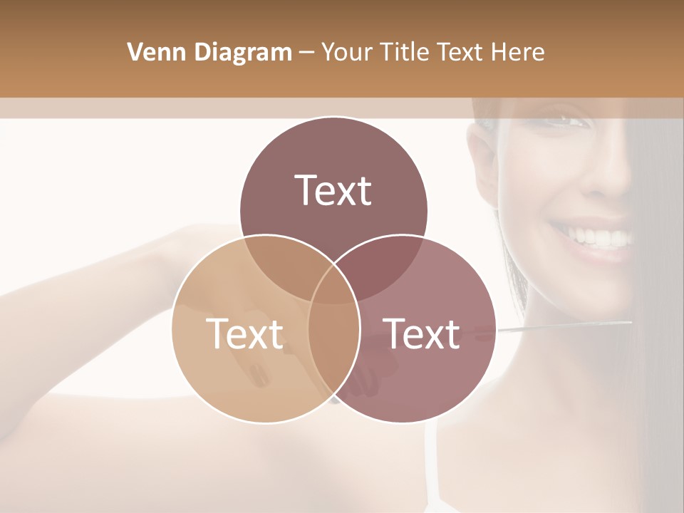 White Space Hairdo PowerPoint Template