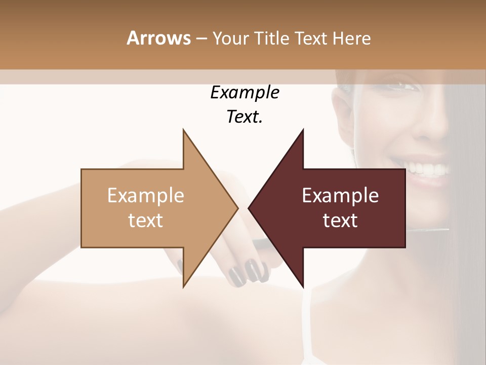 White Space Hairdo PowerPoint Template