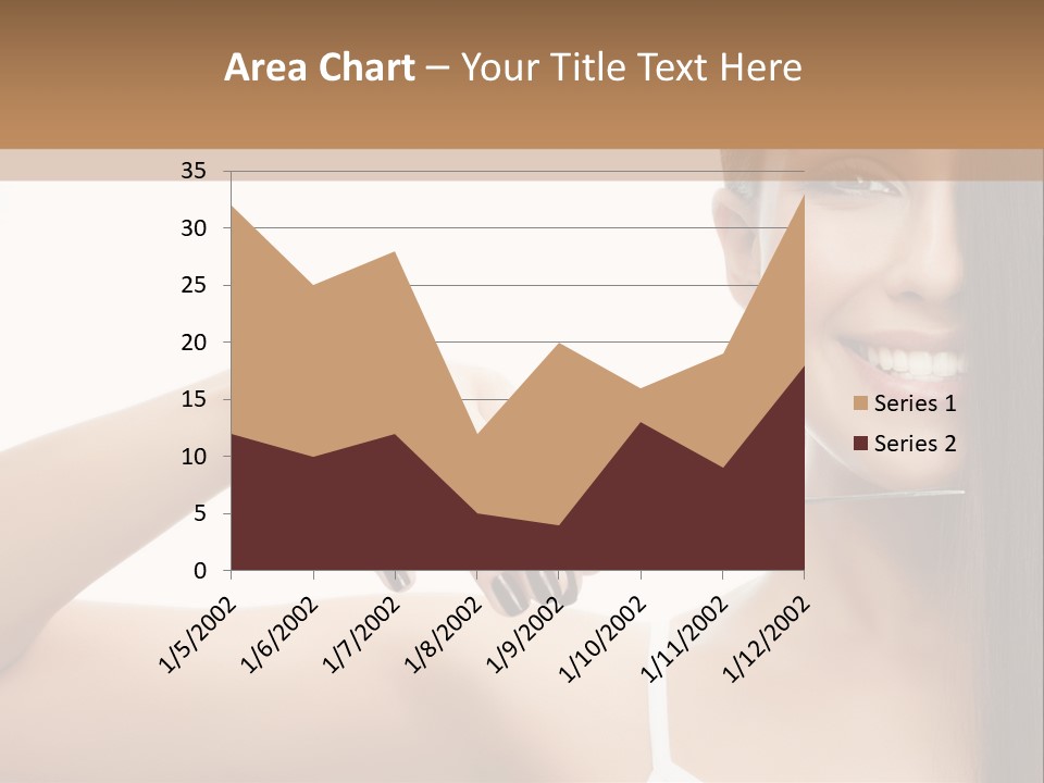 White Space Hairdo PowerPoint Template