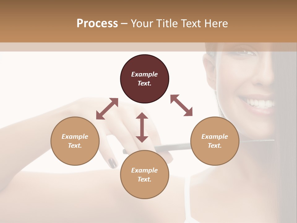White Space Hairdo PowerPoint Template