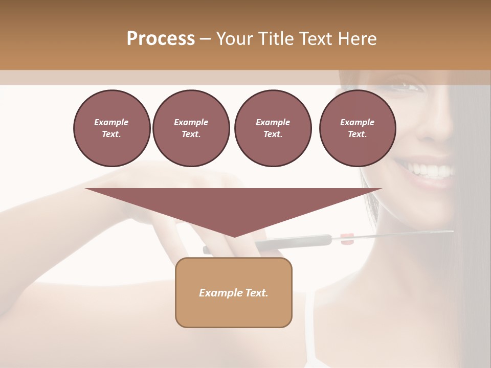 White Space Hairdo PowerPoint Template