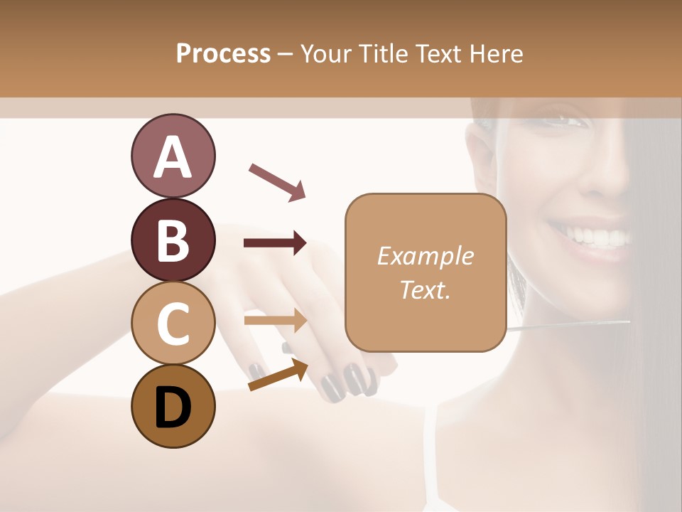 White Space Hairdo PowerPoint Template