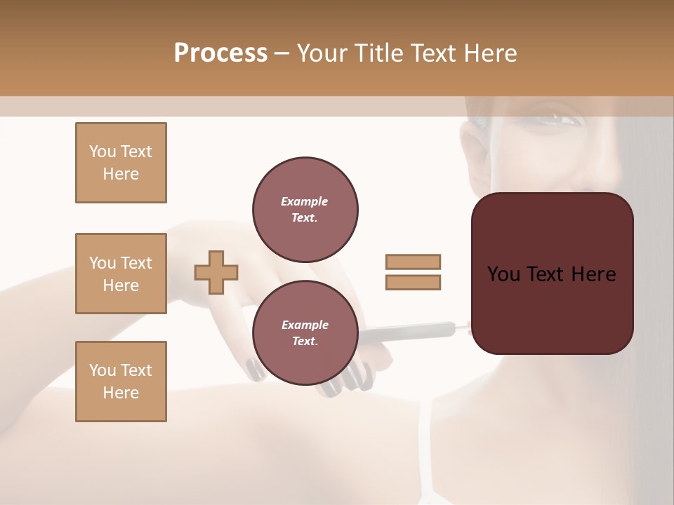 White Space Hairdo PowerPoint Template