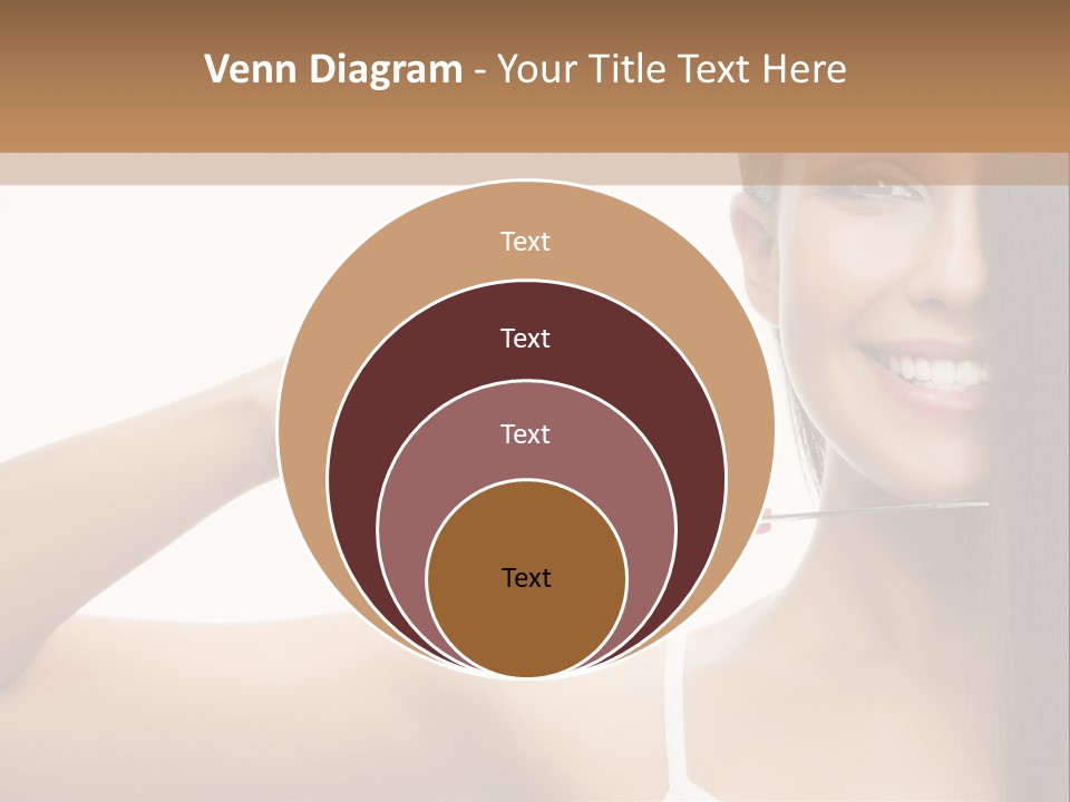 White Space Hairdo PowerPoint Template