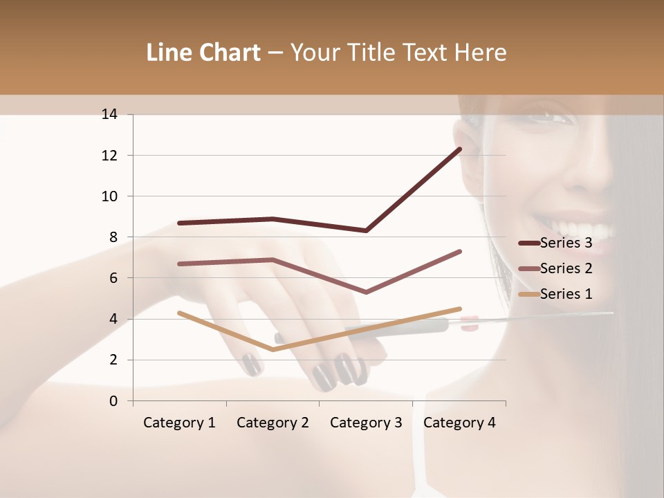 White Space Hairdo PowerPoint Template