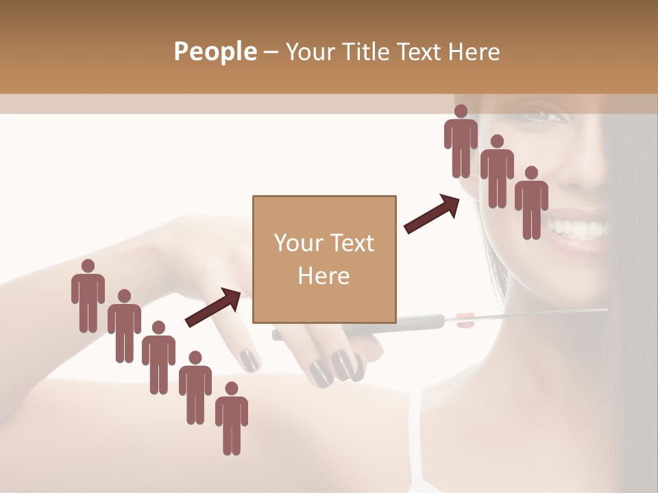 White Space Hairdo PowerPoint Template