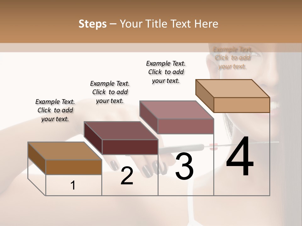 White Space Hairdo PowerPoint Template