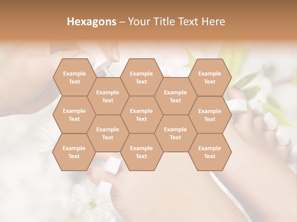 Peeling Hand Relaxation PowerPoint Template