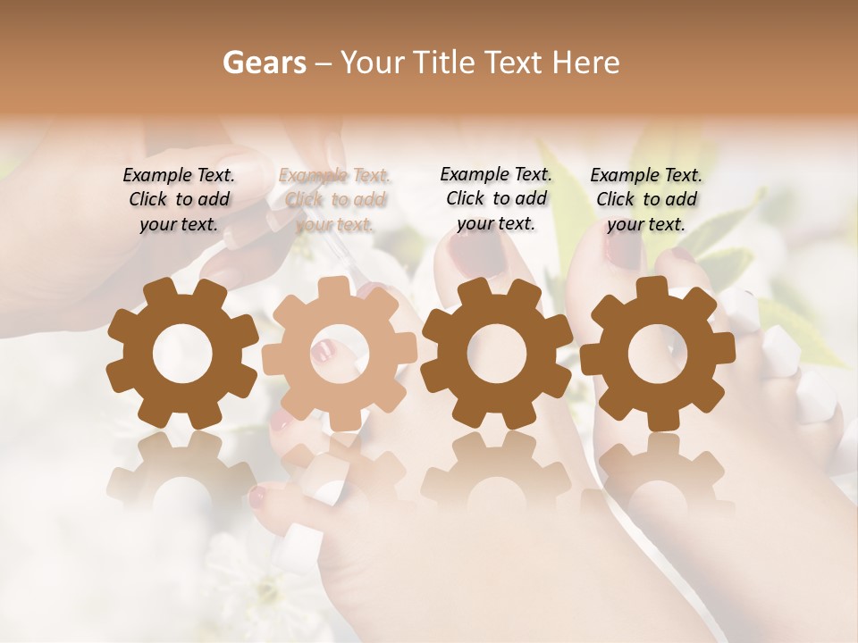 Peeling Hand Relaxation PowerPoint Template