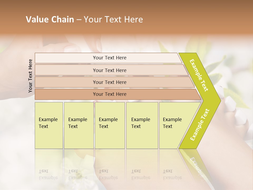 Peeling Hand Relaxation PowerPoint Template