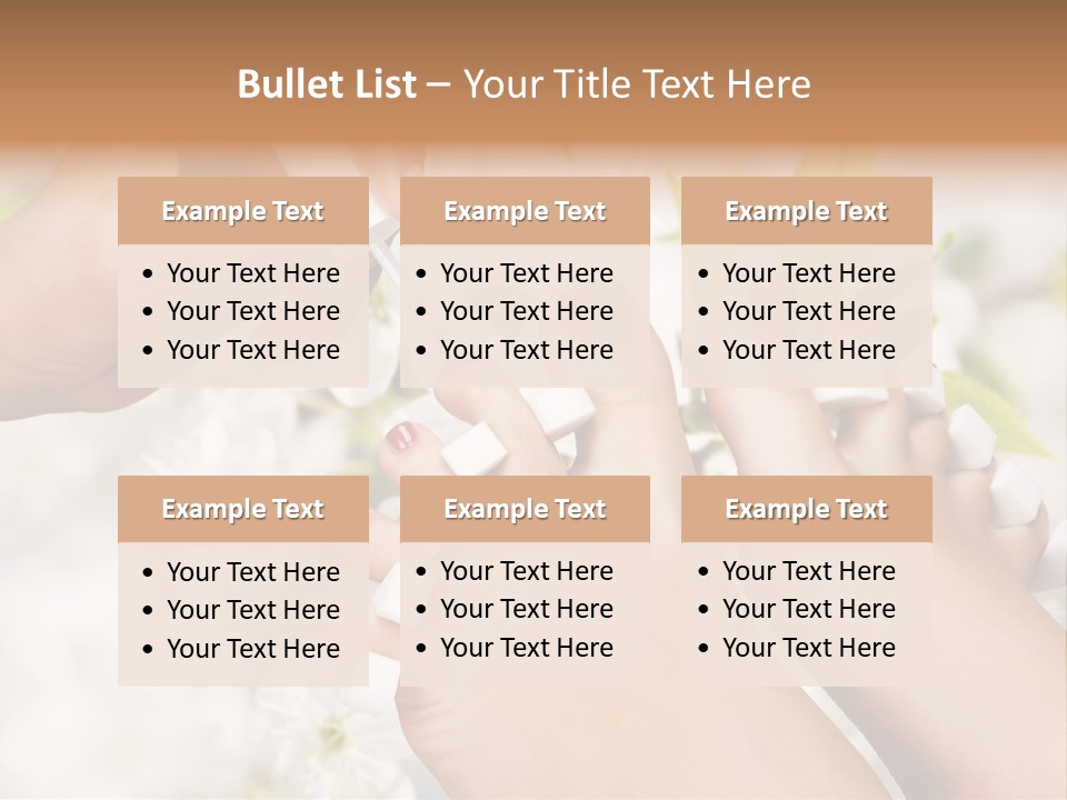 Peeling Hand Relaxation PowerPoint Template