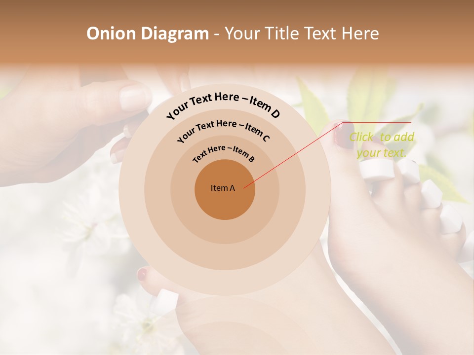 Peeling Hand Relaxation PowerPoint Template