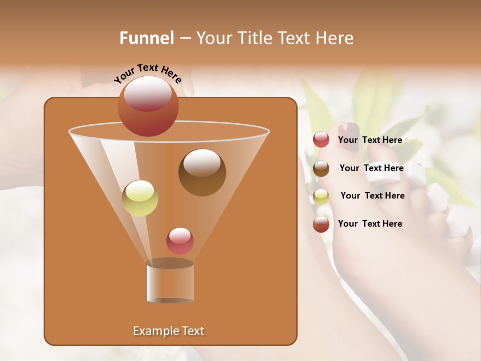 Peeling Hand Relaxation PowerPoint Template