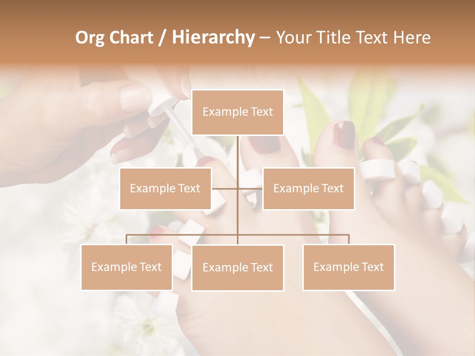 Peeling Hand Relaxation PowerPoint Template