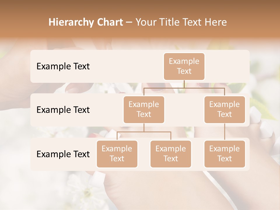 Peeling Hand Relaxation PowerPoint Template