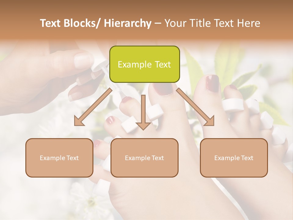 Peeling Hand Relaxation PowerPoint Template