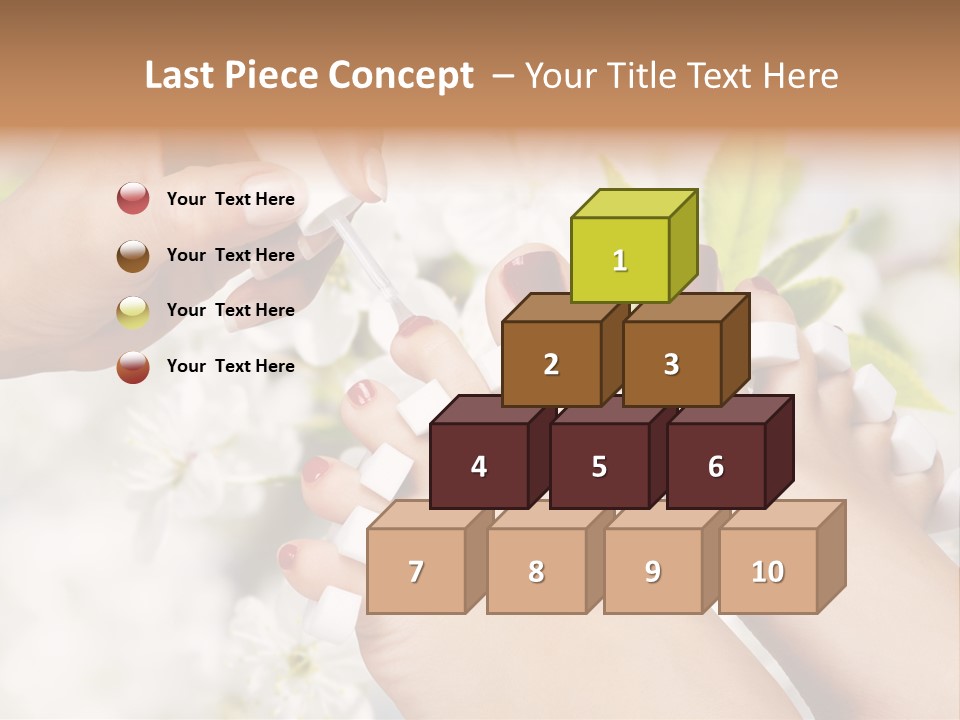 Peeling Hand Relaxation PowerPoint Template