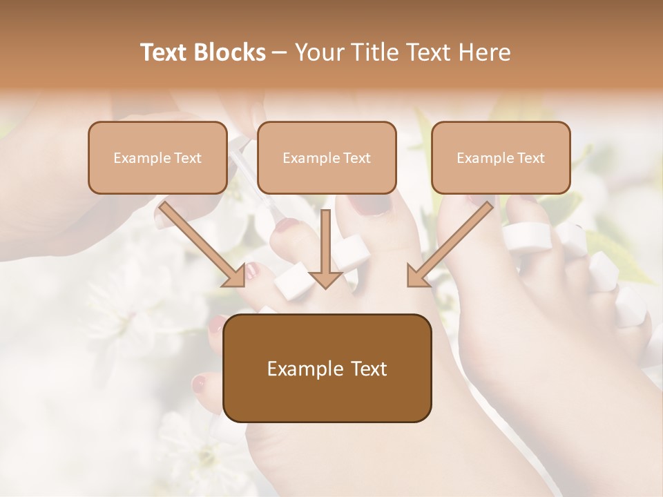 Peeling Hand Relaxation PowerPoint Template