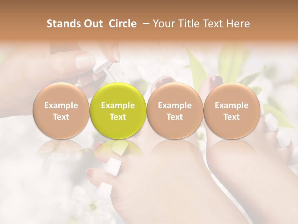 Peeling Hand Relaxation PowerPoint Template