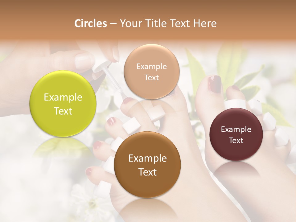 Peeling Hand Relaxation PowerPoint Template