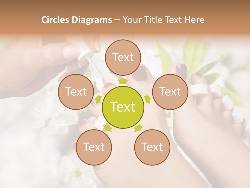 Peeling Hand Relaxation PowerPoint Template