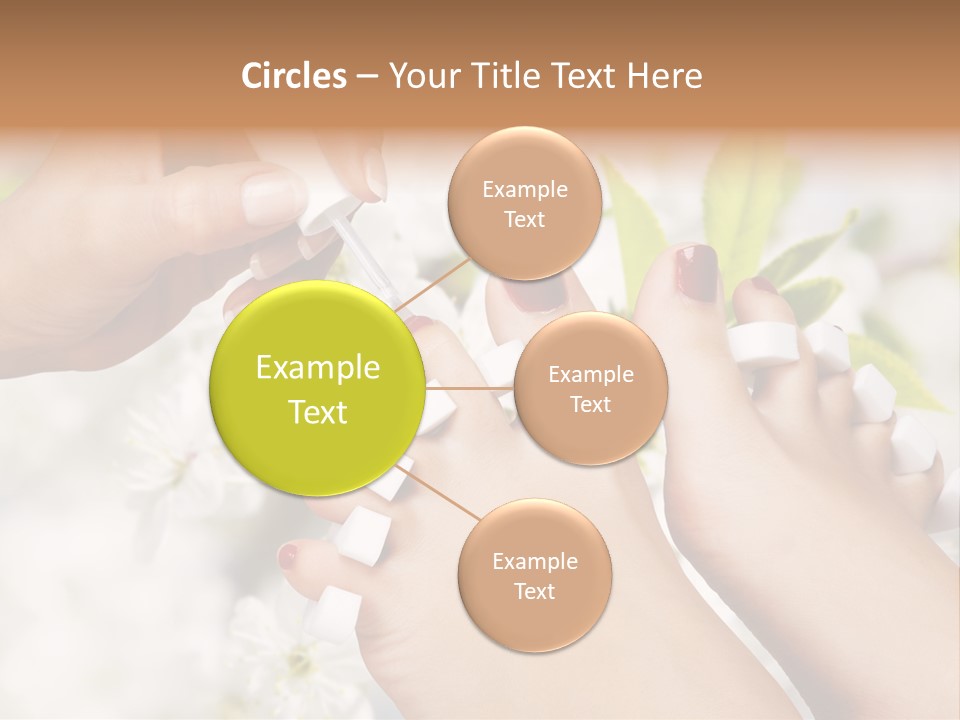 Peeling Hand Relaxation PowerPoint Template