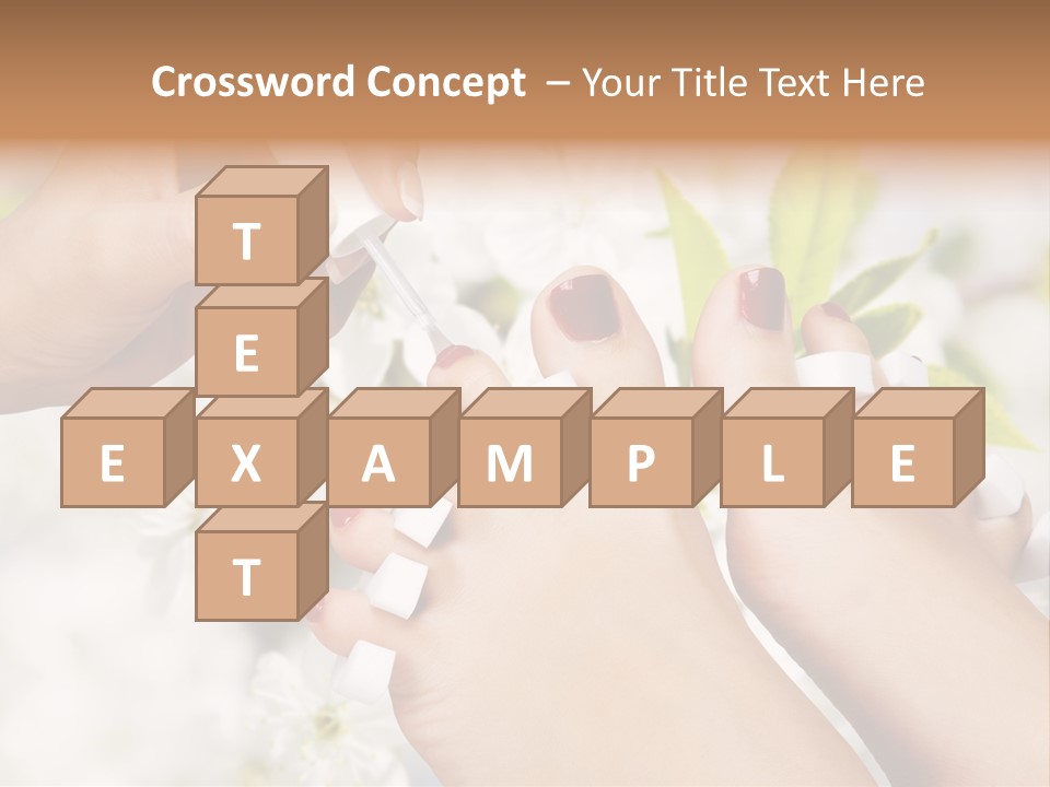 Peeling Hand Relaxation PowerPoint Template