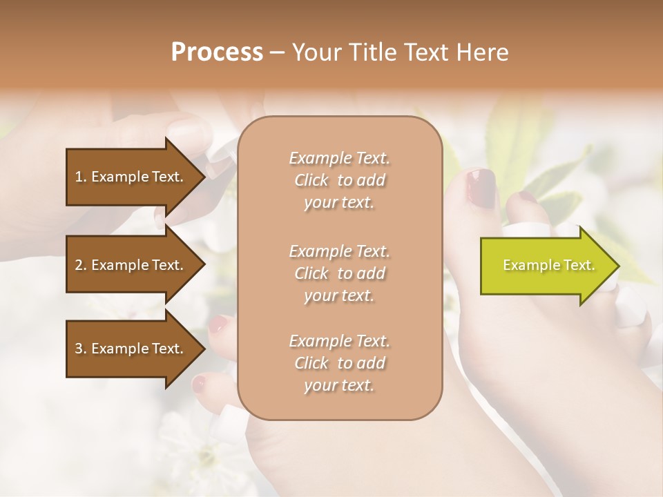 Peeling Hand Relaxation PowerPoint Template