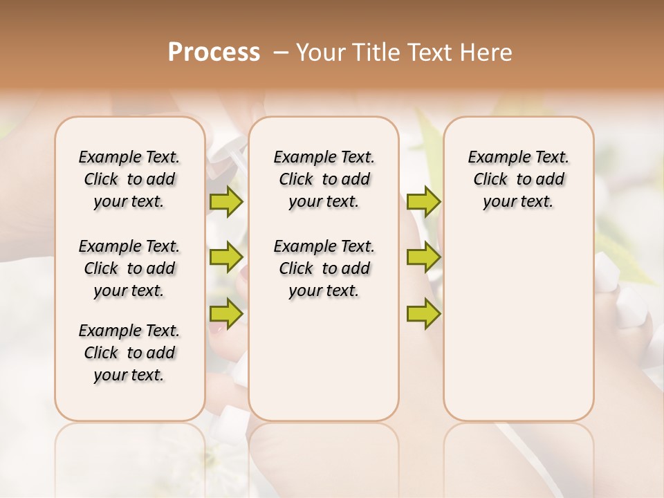 Peeling Hand Relaxation PowerPoint Template