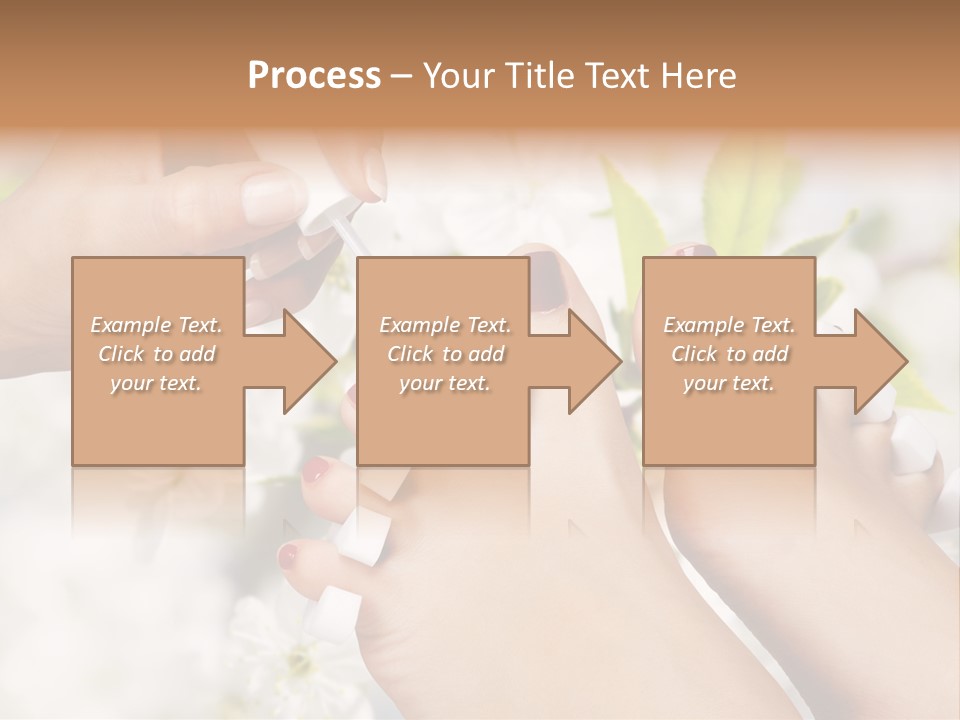 Peeling Hand Relaxation PowerPoint Template