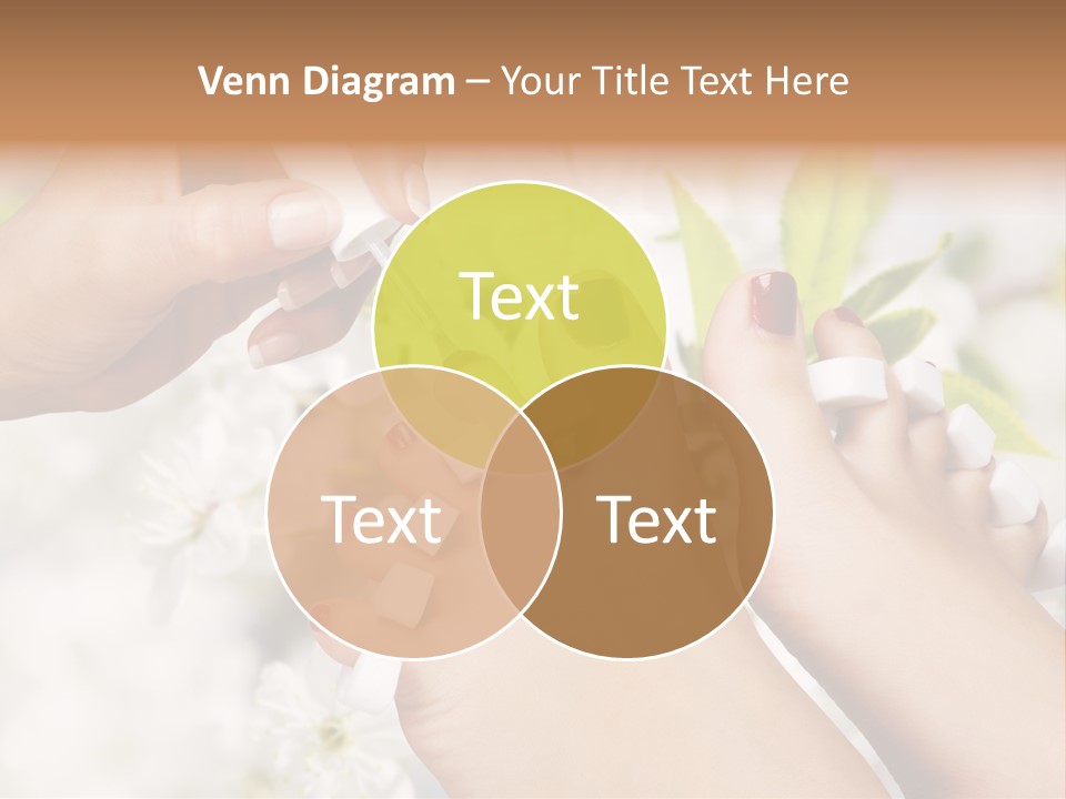 Peeling Hand Relaxation PowerPoint Template