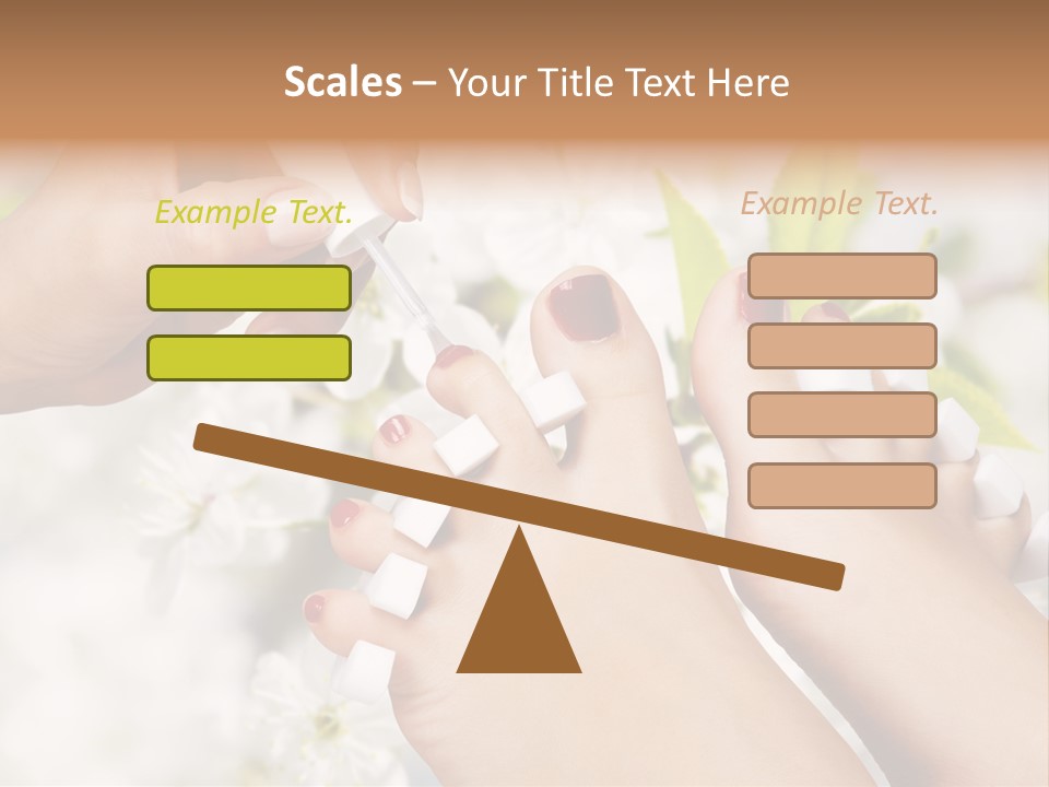 Peeling Hand Relaxation PowerPoint Template