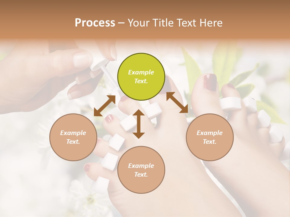 Peeling Hand Relaxation PowerPoint Template