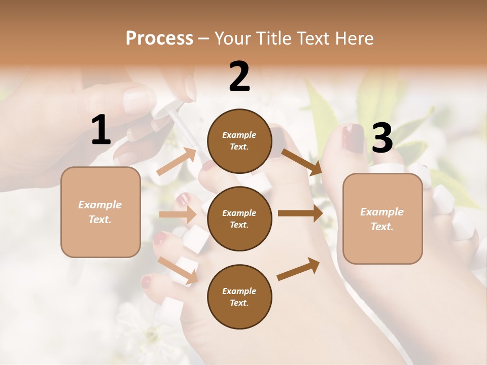 Peeling Hand Relaxation PowerPoint Template