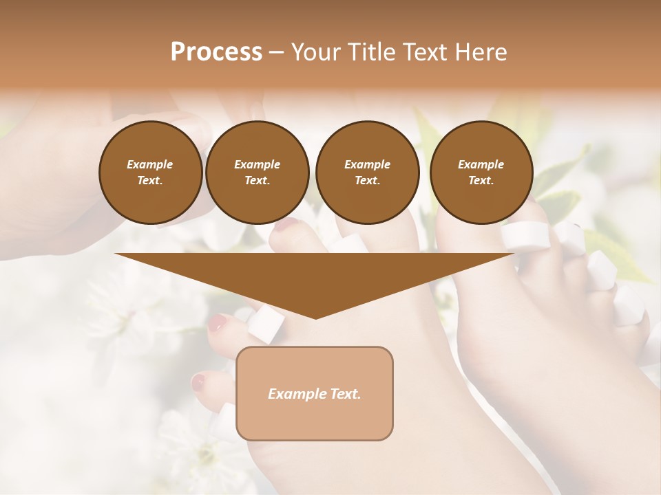 Peeling Hand Relaxation PowerPoint Template