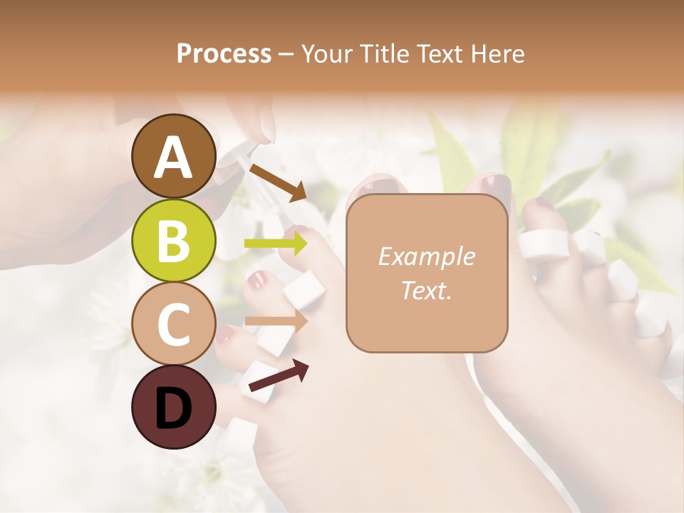 Peeling Hand Relaxation PowerPoint Template