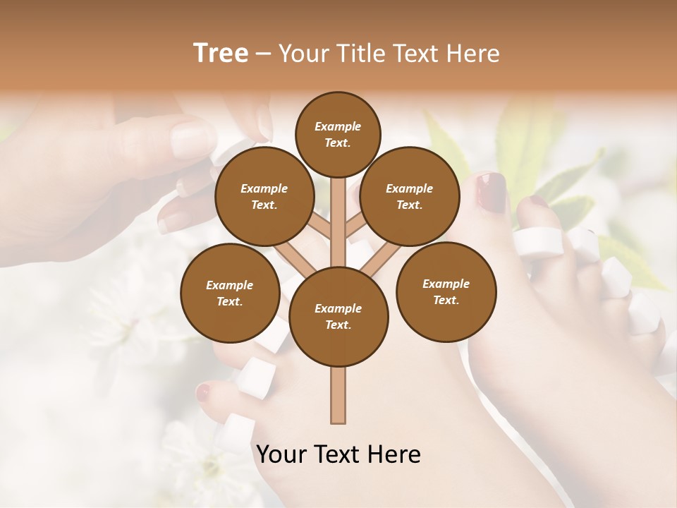 Peeling Hand Relaxation PowerPoint Template