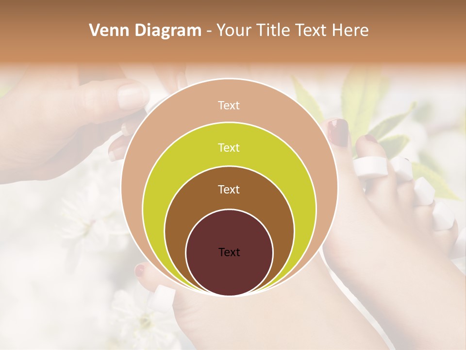 Peeling Hand Relaxation PowerPoint Template