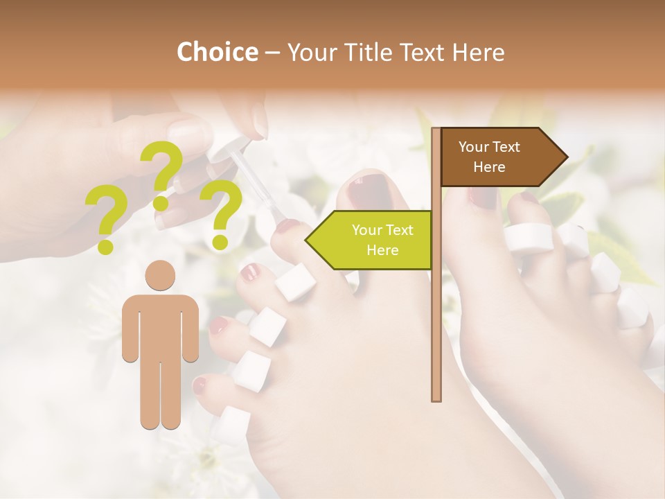 Peeling Hand Relaxation PowerPoint Template