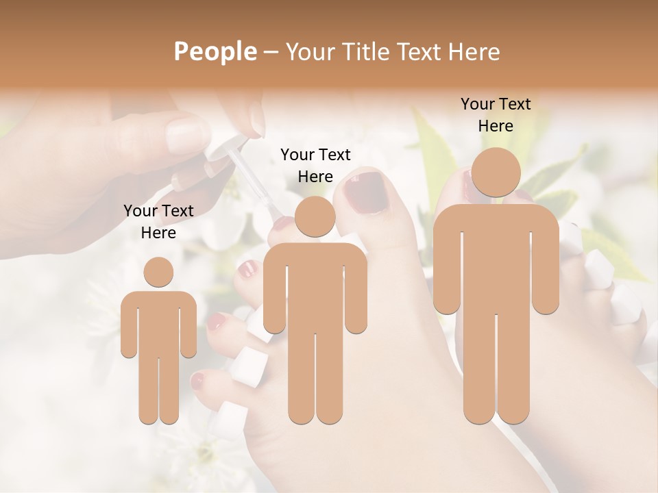 Peeling Hand Relaxation PowerPoint Template