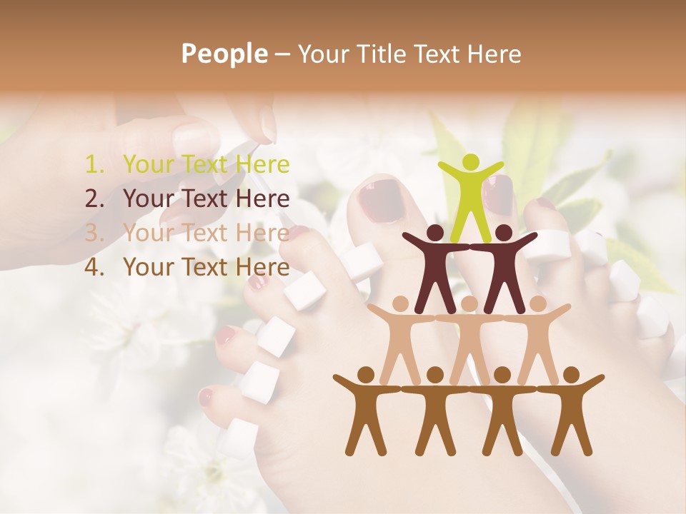 Peeling Hand Relaxation PowerPoint Template