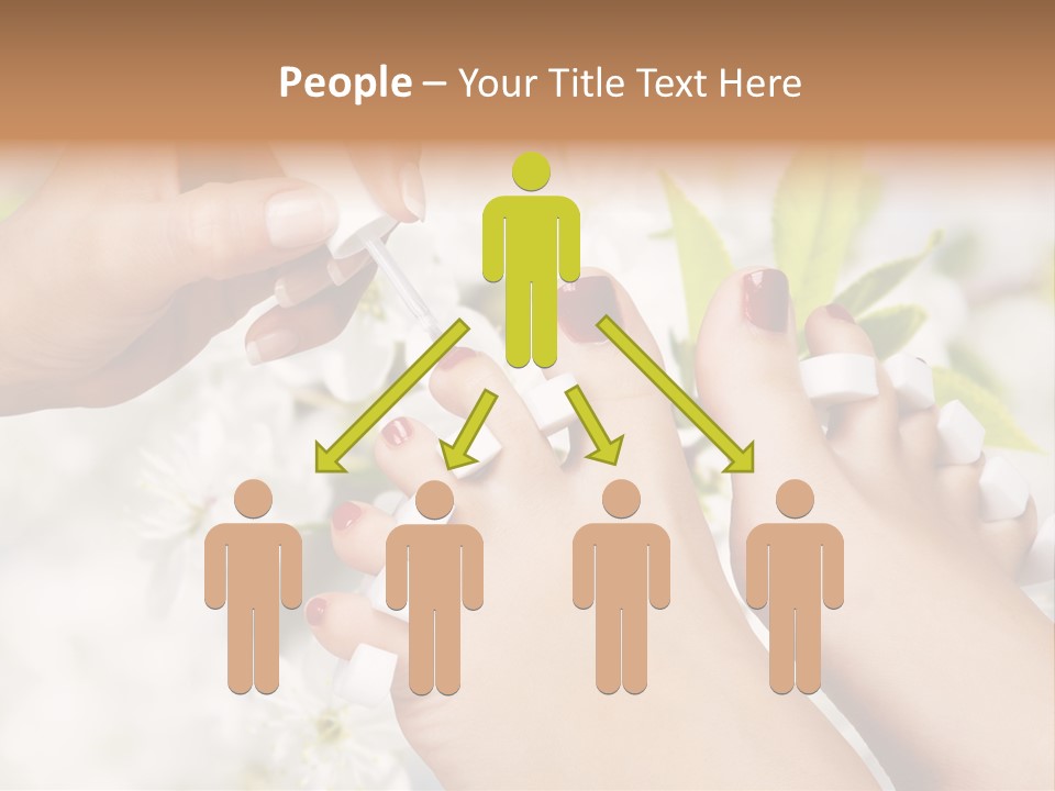 Peeling Hand Relaxation PowerPoint Template