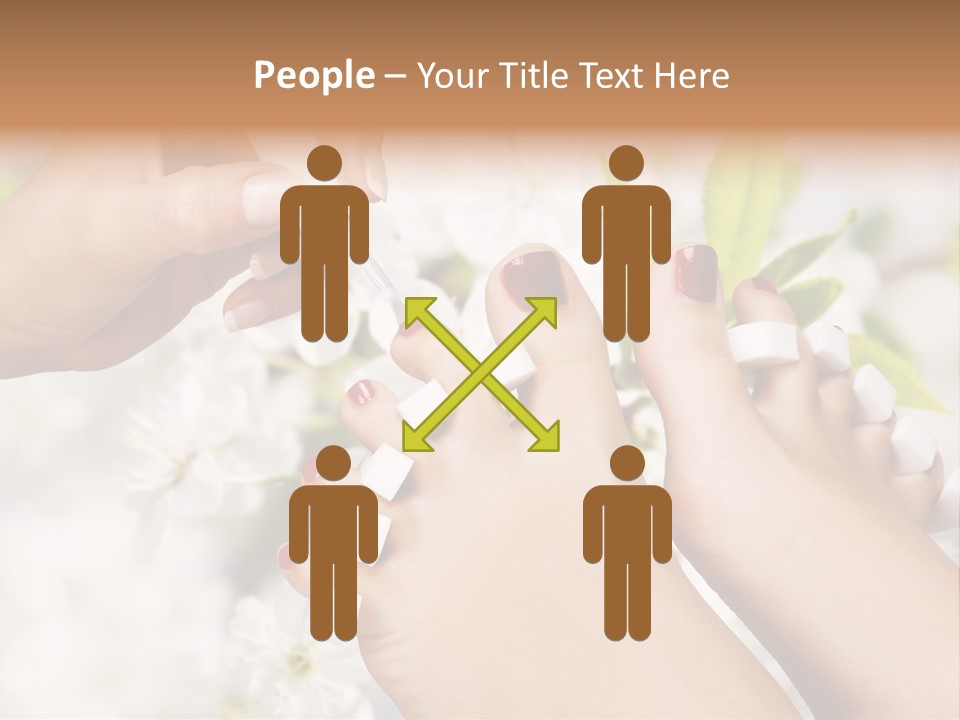 Peeling Hand Relaxation PowerPoint Template