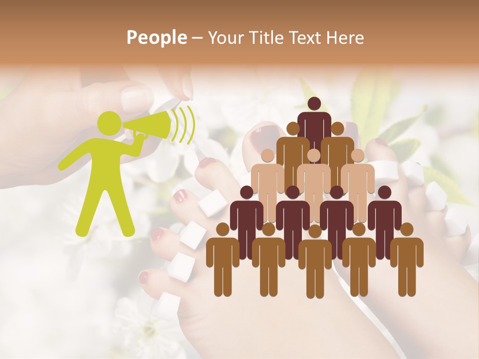 Peeling Hand Relaxation PowerPoint Template