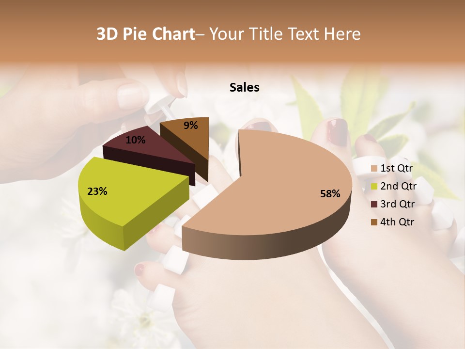 Peeling Hand Relaxation PowerPoint Template