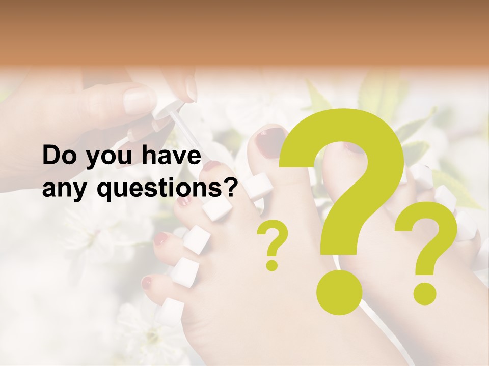 Peeling Hand Relaxation PowerPoint Template